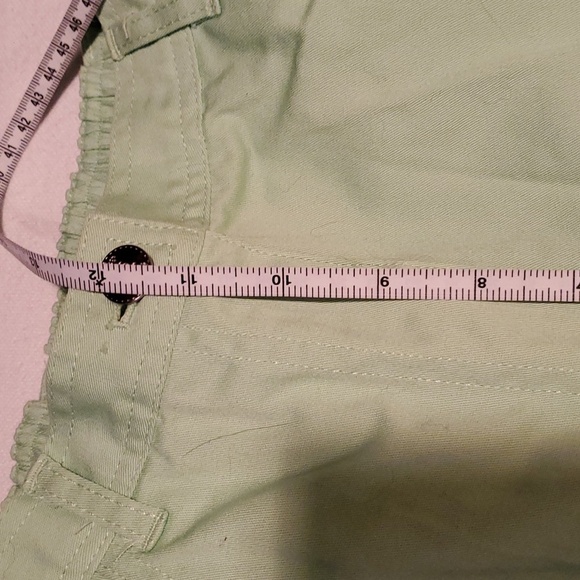 Quacker Factory Embellished 2 Pc Green Denim Pink Rhinestone Sz S Jacket & Pants - Picture 10 of 16